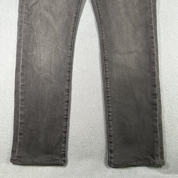 Frame Jeans Mens 31 Fade To Grey L'Homme Slim Black Stretch Denim Pants - Picture 2 of 12